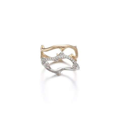 Bois de Rose Ring Rose Gold and Diamonds 